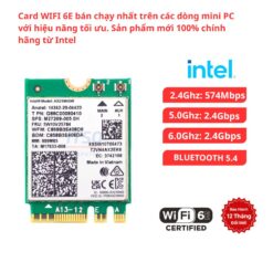 Bộ Card Wifi 6E Intel AX210 Dành Cho Mini PC