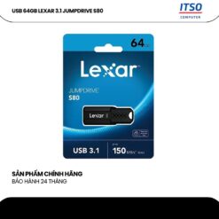 USB 64GB Lexar 3.1 JumpDrive S80 chính hãng