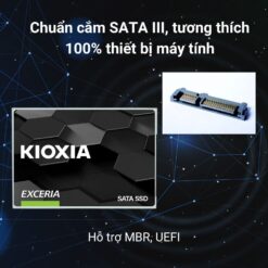 Ổ cứng SSD 480GB KIOXIA (TOSHIBA) SATA III (LTC10Z480GG8) chính hãng