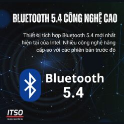 Card WIFI 7 Intel BE200 sử dụng khe cắm PCIe có tản nhiệt