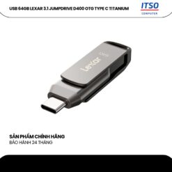 USB 64GB Lexar 3.1 D400 64GB BL Titanium chính hãng