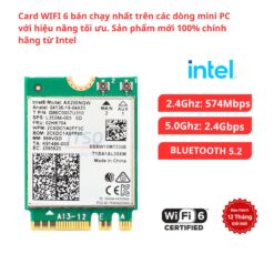 Bộ Card Wifi 6 Intel AX200 Dành Cho Mini PC