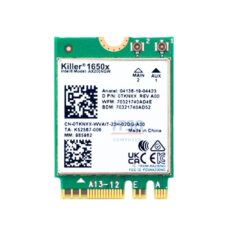Card WIFI 6 Intel Killer AX1650 khe M2 NGFF cho laptop