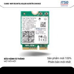 Card WIFI 6E Intel Killer AX1675i CNVio2 khe M2 NGFF cho laptop 3 Card WIFI 6E Intel Killer AX1675i CNVio2 khe M2 NGFF cho laptop