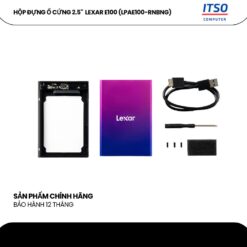Hộp Đựng Ổ Cứng 2.5" SSD Box Lexar E100 (LPAE100- RNBNG)