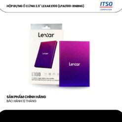 Hộp Đựng Ổ Cứng 2.5" SSD Box Lexar E100 (LPAE100- RNBNG)