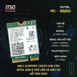 Card WIFI Intel AC-9560 CNVio khe M2 NGFF cho laptop