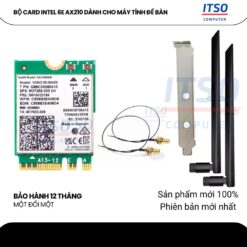 Bộ card WIFI 6E Intel AX210 M.2 dành cho PC 1 Bộ card WIFI 6E Intel AX210 M.2 dành cho PC
