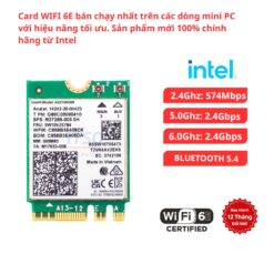Bộ card WIFI 6E Intel AX210 M.2 dành cho PC 2 Bộ card WIFI 6E Intel AX210 M.2 dành cho PC