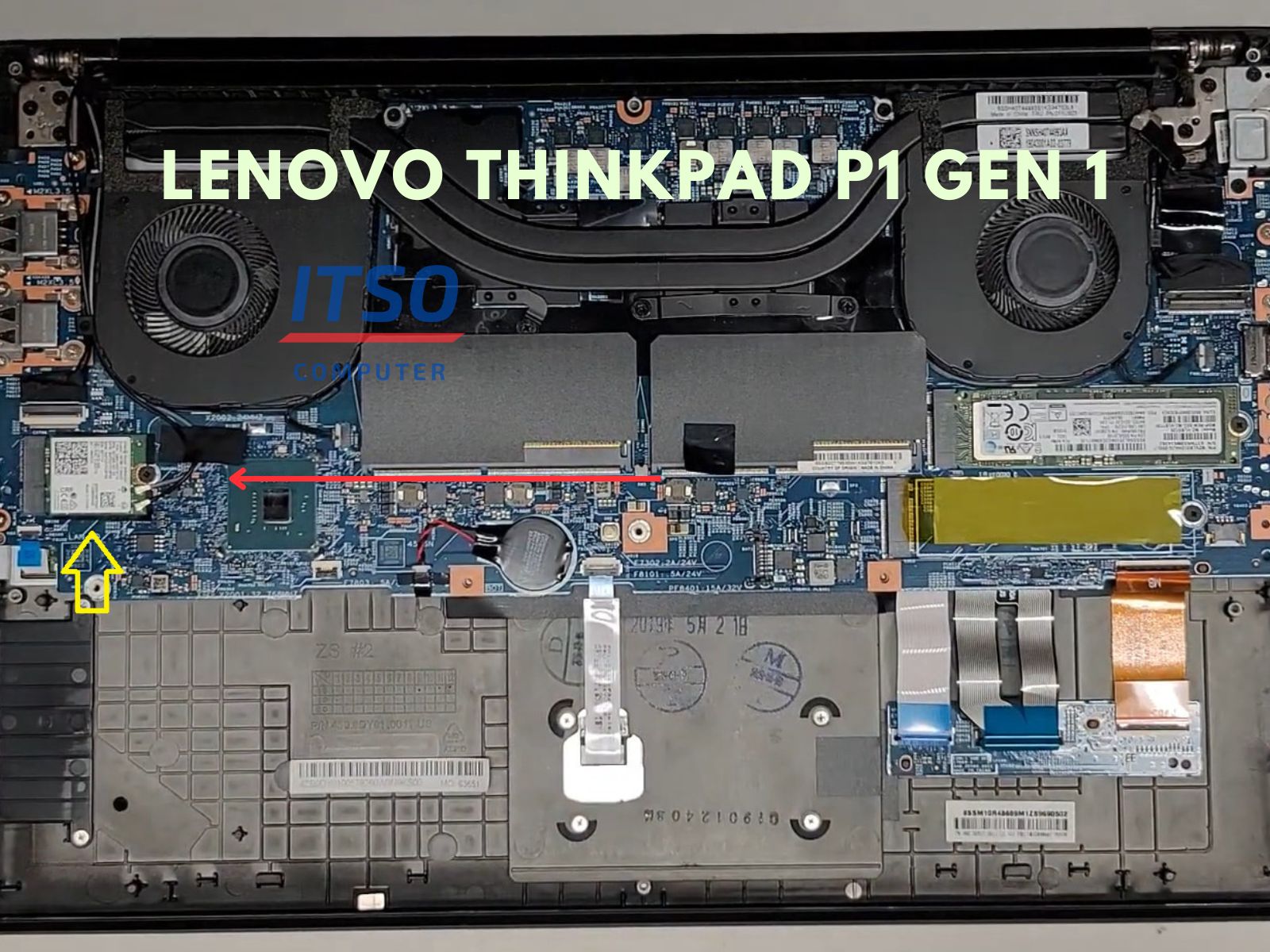 Thay card WIFI cho Laptop Lenovo Thinkpad P1 Gen 1 1 Thay card WIFI cho Laptop Lenovo Thinkpad P1 Gen 1