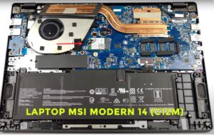 Thay card WIFI cho laptop MSI Modern 14 C12M