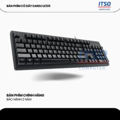 Bàn Phím Có Dây DareU LK135 Chính Hãng 4 bàn phím có dây dareu lk135