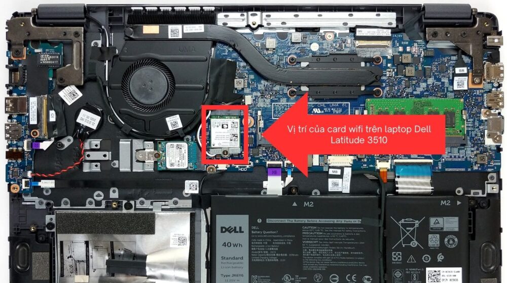 Nâng cấp card WIFI cho Laptop Dell Latitude 3410 và Latitude 3510 2 Nâng cấp card WIFI cho Laptop Dell Latitude 3410 và Latitude 3510
