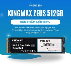 Ổ Cứng SSD Kingmax Zeus 512GB PQ3480 NVMe M.2 2280 PCIe Gen3X4