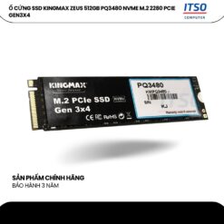 Ổ Cứng SSD Kingmax Zeus 512GB PQ3480 NVMe M.2 2280 PCIe Gen3X4