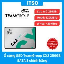 Ổ cứng SSD 256GB TeamGroup CX2 SATA 3 chính hãng