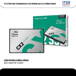 Ổ cứng SSD TeamGroup CX2 256GB SATA 3 chính hãng