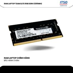 Ram Laptop Team Elite 8GB DDR4 3200MHz chính hãng