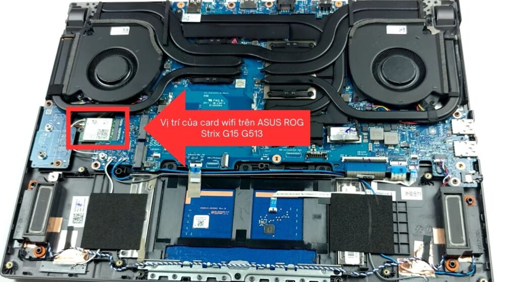 Thay card WIFI cho laptop Asus Rog Strix G15 G513
