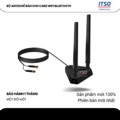 Bộ anten kèm đế dành cho card WIFI Bluetooth - Dây 1.2m