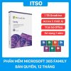Phần Mềm Microsoft 365 Family Bản Quyền (1 User/12 tháng), chính hãng Việt Nam, ổn định tuyệt đối