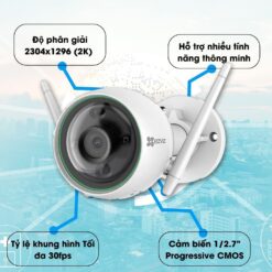 Camera Wifi Ezviz 3.0mp C3TN 2K Chính Hãng 1 Camera Wifi Ezviz 3.0mp C3TN 2K chính hãng
