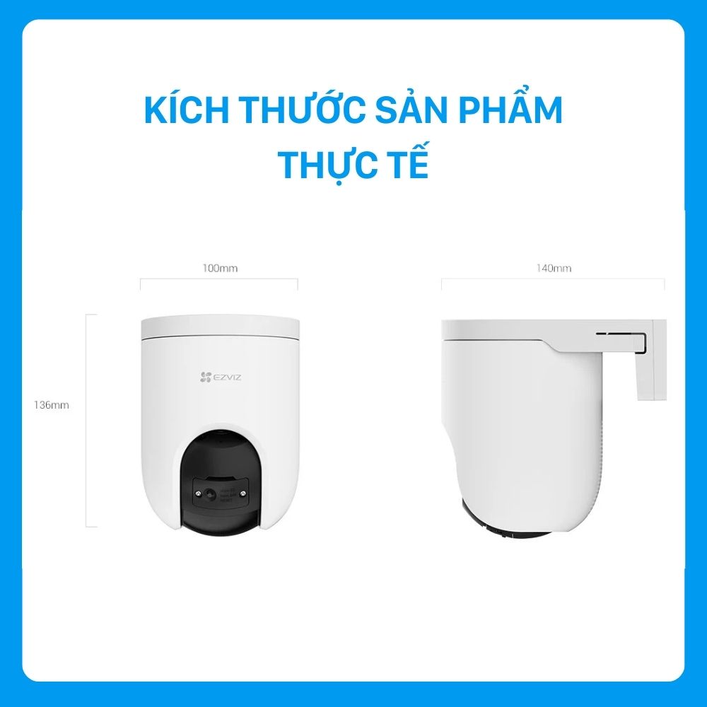 Camera Wifi Ezviz 4.0mp H8C 2K chính hãng 6 Camera Wifi Ezviz 4.0mp H8C 2K chính hãng