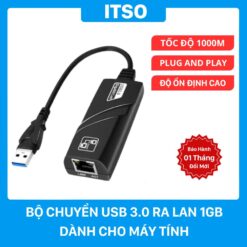 Cáp USB 3.0 ra LAN 1GB Dành Cho Máy Tính