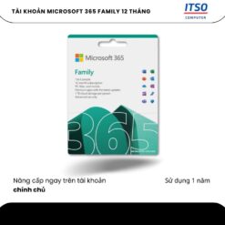 Phần Mềm Microsoft 365 Family Bản Quyền (12 Tháng)