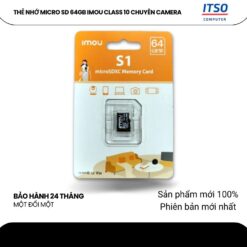 Thẻ Nhớ MicroSD 64GB Imou Class10 chuyên Camera chính hãng