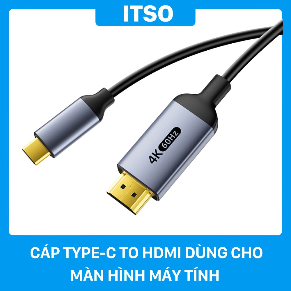 Cáp Type-C To HDMI Dùng Cho Màn Hình Máy Tính