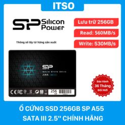 Ổ cứng SSD 256GB SP (Silicon Power) A55 chính hãng - BH 3 năm