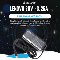 Bộ sạc dành cho laptop Lenovo 20V - 3.25A == 65W USB Type C