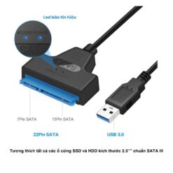 cáp chuyển đổi ổ cứng hdd/ssd 2.5
