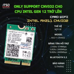 CARD WIFI INTEL WIFI 6E AX211 (AX211NGW) CNVIO2 CHÍNH HÃNG