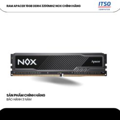 Ram Apacer NOX DDR4 16gb 3200 Tản Thép Chính Hãng