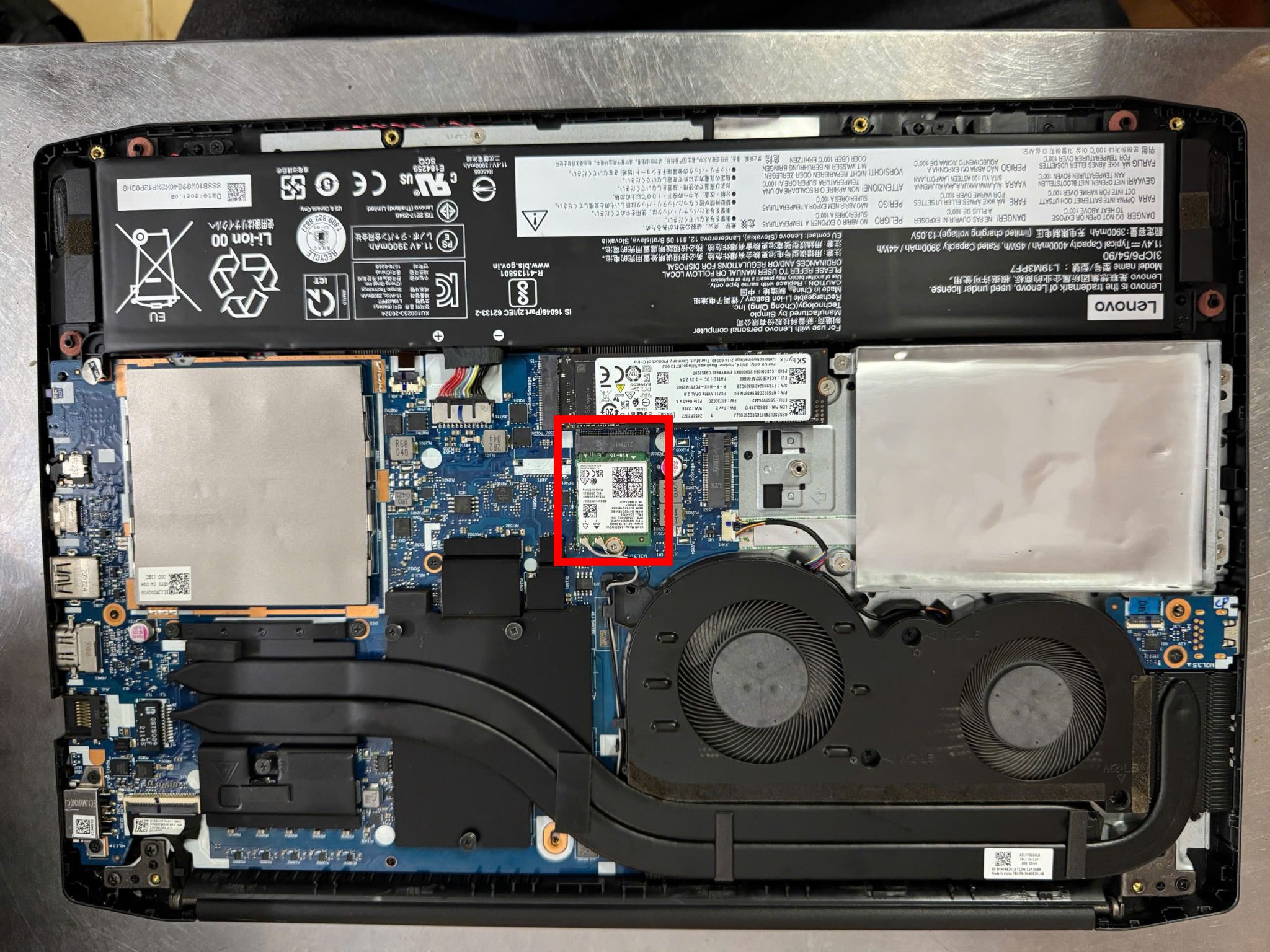Thay card WIFI cho Laptop Lenovo Ideapad Gaming 3 (Intel/ AMD)