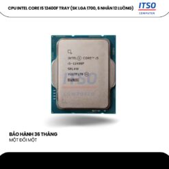 Bộ xử lý CPU Intel Core I5-12400F Tray (Upto 4.4Ghz, 6 nhân 12 luồng, 18MB Cache, 65W) – Socket Intel LGA 1700)