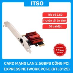 Card Mạng LAN 2.5Gbps Cổng PCI Express Network PCI-E (RTL8125)