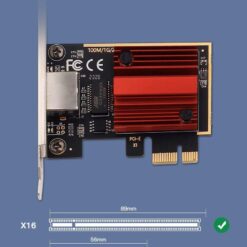 Card Mạng LAN 2.5Gbps Cổng PCI Express Network PCI-E (RTL8125)