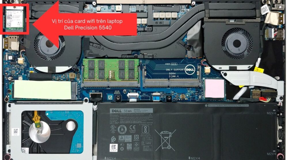 Nâng cấp card WIFI cho Laptop Dell Precision 5540