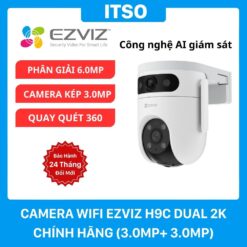 Camera Wifi Ezviz H9C 6.0MP Dual 2K chính hãng (3.0MP+ 3.0MP)