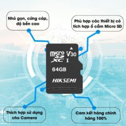 Thẻ nhớ 64GB HIKSEMI HS-TF-D1 cho camera chính hãng