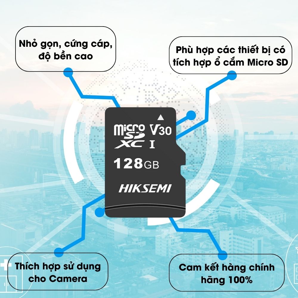 Thẻ nhớ 128GB HIKSEMI HS-TF-D1 cho camera chính hãng