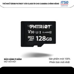 Thẻ nhớ 128GB Patriot V30 Class 10 cho camera chính hãng