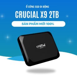 Ổ cứng SSD di động Crucial X9 chính hãng - 2TB