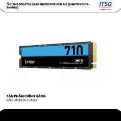 Ổ cứng SSD 1TB Lexar NM710 M.2 PCIe Gen4 x4 NVMe chính hãng (LNM710X001T-RNNNG) 4 Ổ cứng SSD 1TB Lexar NM710 M.2 PCIe Gen4 x4 NVMe chính hãng (LNM710X001T-RNNNG)