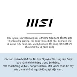 Card màn hình MSI GeForce RTX 3050 VENTUS 2X 6GB GDDR6 OC (912-V812-055) chính hãng