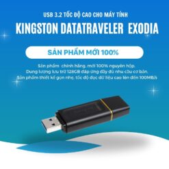 USB 128GB Kingston 3.2 DataTraveler Exodia (DTX/128GB) Chính Hãng