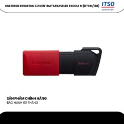 USB 3.2 Kingston 128GB DataTraveler Exodia M (DTXM/128GB) chính hãng